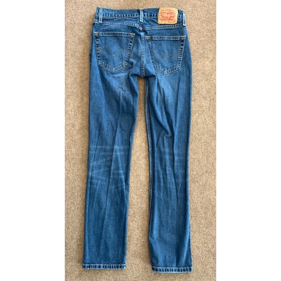 Levis 511 Jeans Mens 30x32 Slim Fit Straight Leg Dark Wash Cowboy Denim - Picture 3 of 7